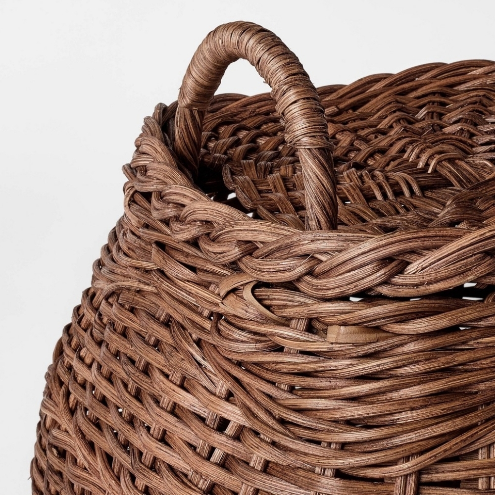 Studio Mcgee Threshold Rattan Basket Square Dark Brown Target 2025 - Picture 6 of 14
